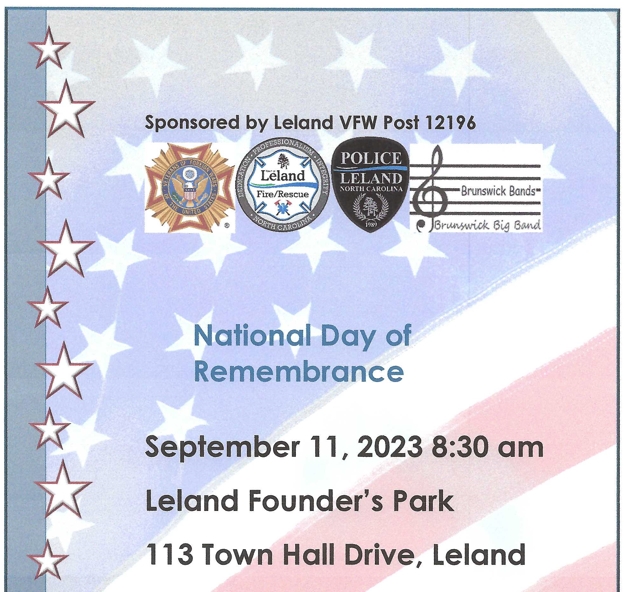 VFW 12196 Leland, NC National Day of Remembrance